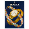 Rolex Advertising Golden Age Oyster Perpetual Vintage Poster