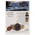 Rolex Yacht Submariner Vintage Poster Ad