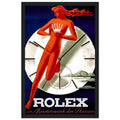 Rolex Clock Vintage Poster Ad