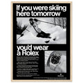 Rolex Ski Vintage Poster Ad