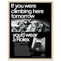 Rolex Explorer Everest Vintage Poster Ad