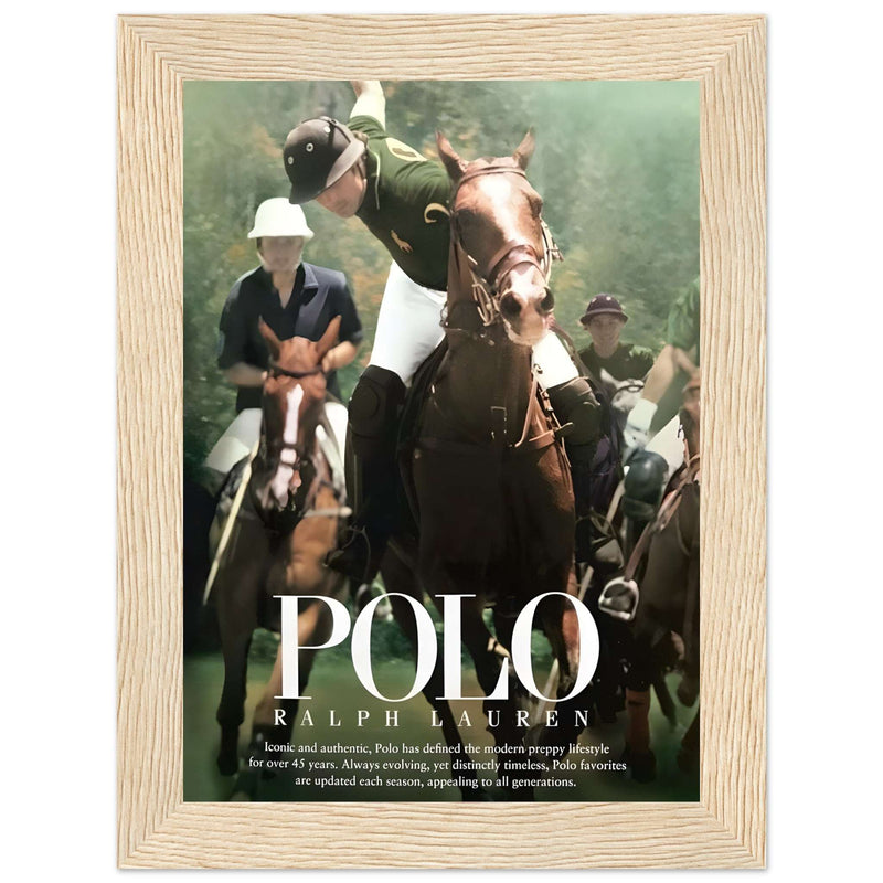 Polo Ralph Lauren Iconic Vintage Poster