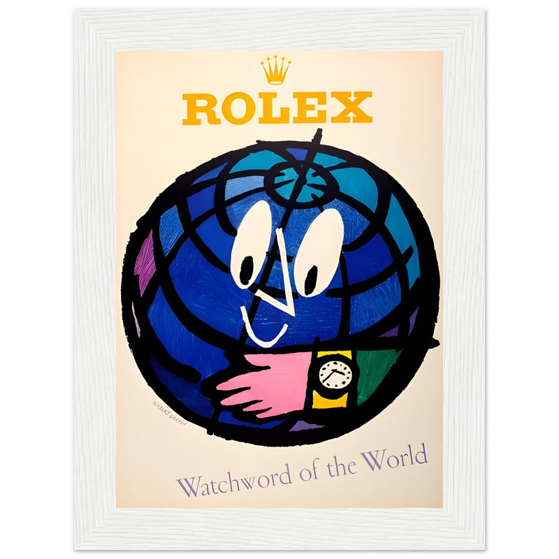 Rolex Watchword of the World Vintage Poster Ad