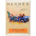 Hermes Paris Car Vintage Poster Ad