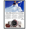 Rolex Alpine Gold Medal Sweep Vintage Poster