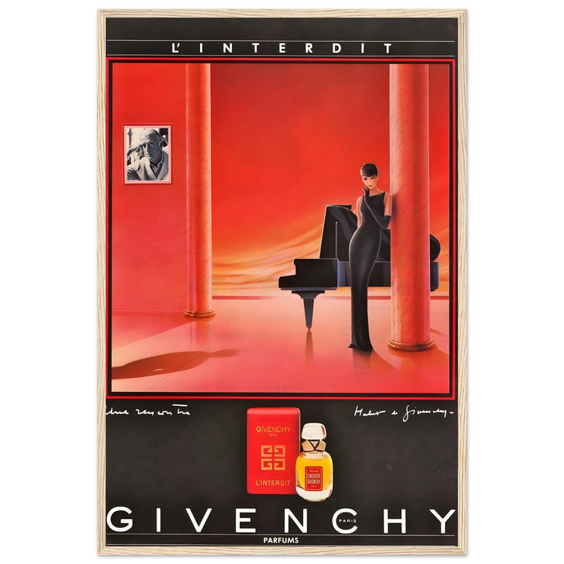 Givenchy Parfums Vintage Poster Ad