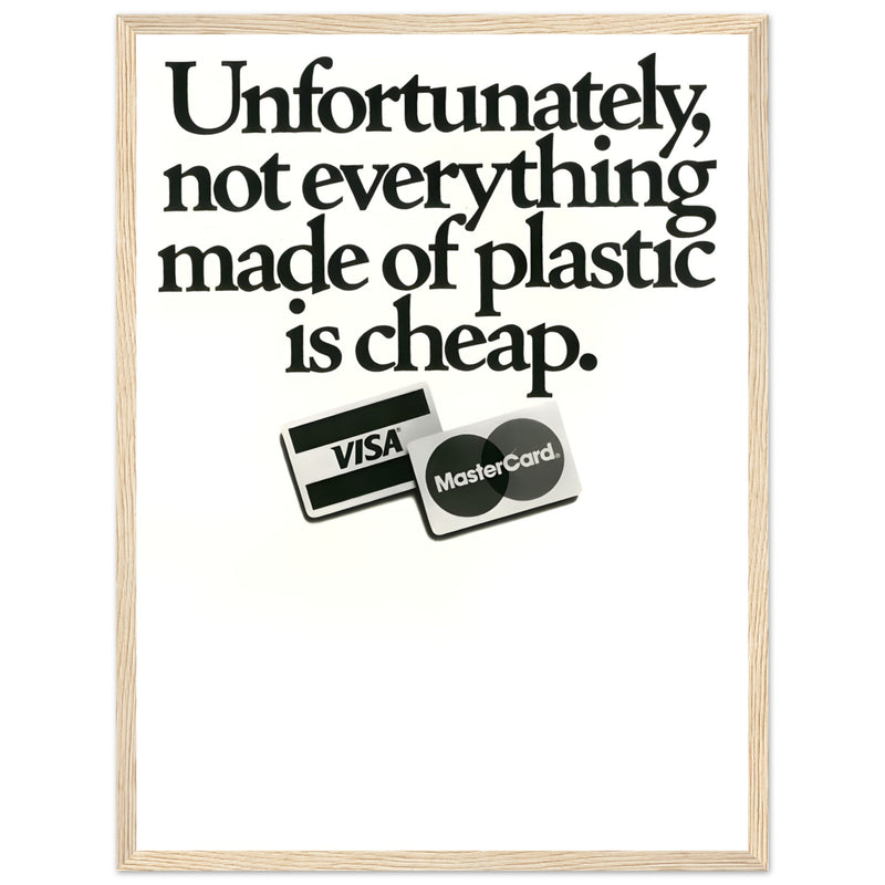 Visa Mastercard Vintage Poster