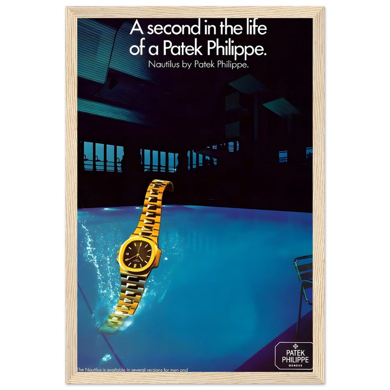 Patek Philippe A Second In the Life Vintage Poster