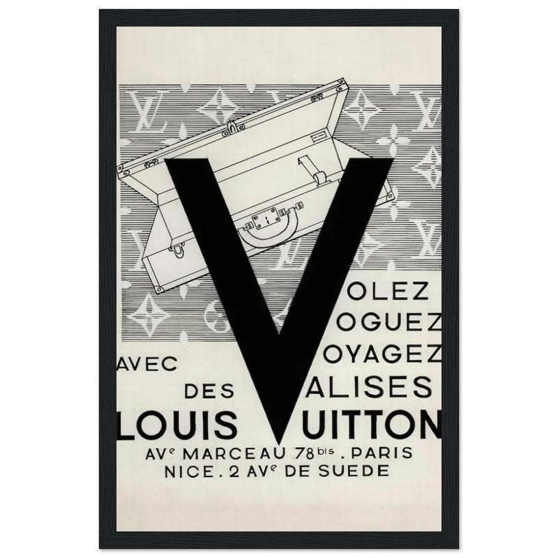 Louis Vuitton Nice, Paris Vintage Poster Ad