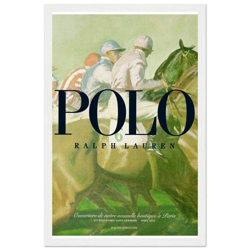 Polo Ralph Lauren Paris Vintage Poster Ad
