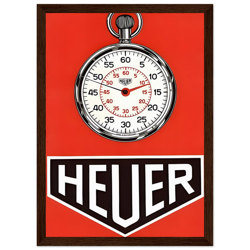 Heuer 1963 Vintage Poster Ad