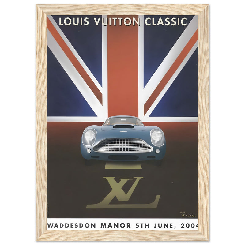 Louis Vuitton Classic Car Show Vintage Poster Ad