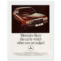 Mercedes Benz Vintage Poster Ad