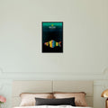 Rolex Submariner Fish Vintage Poster Ad - Premium Matte Paper