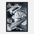 Breitling Sprint Montbrillant Vintage Ad Poster