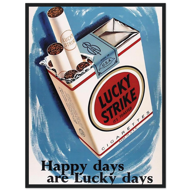 Lucky Strike Vintage Poster - Happy Days