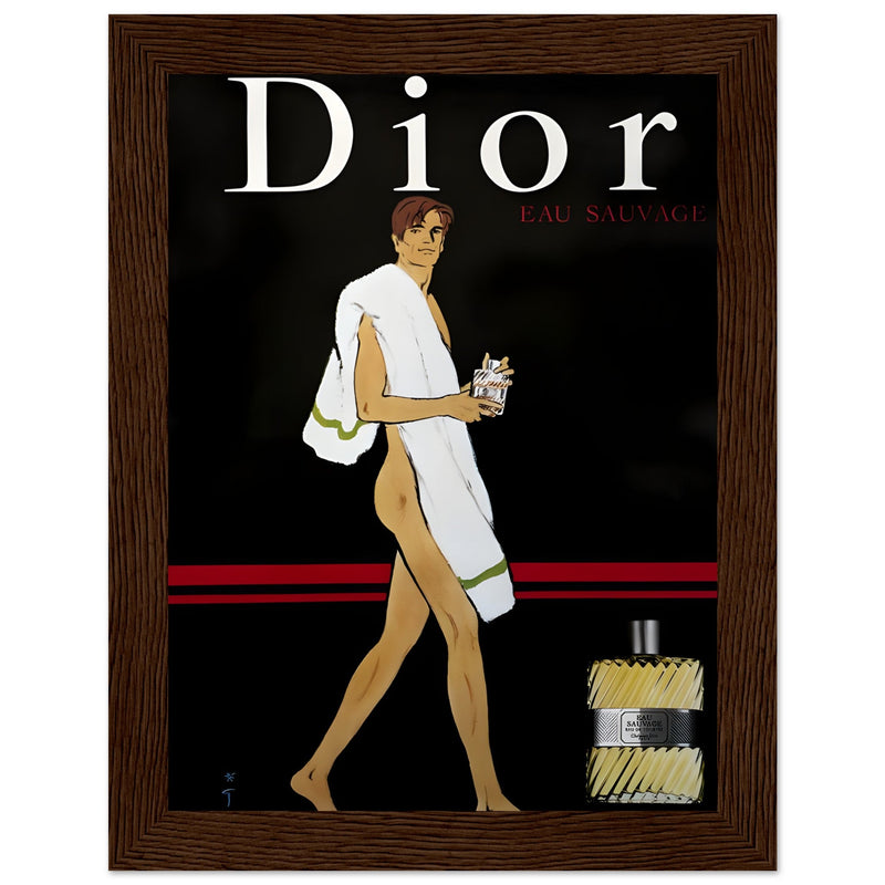 Dior Eau Sauvage Man Vintage Poster Ad