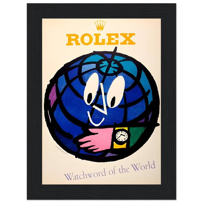 Rolex Watchword of the World Vintage Poster Ad