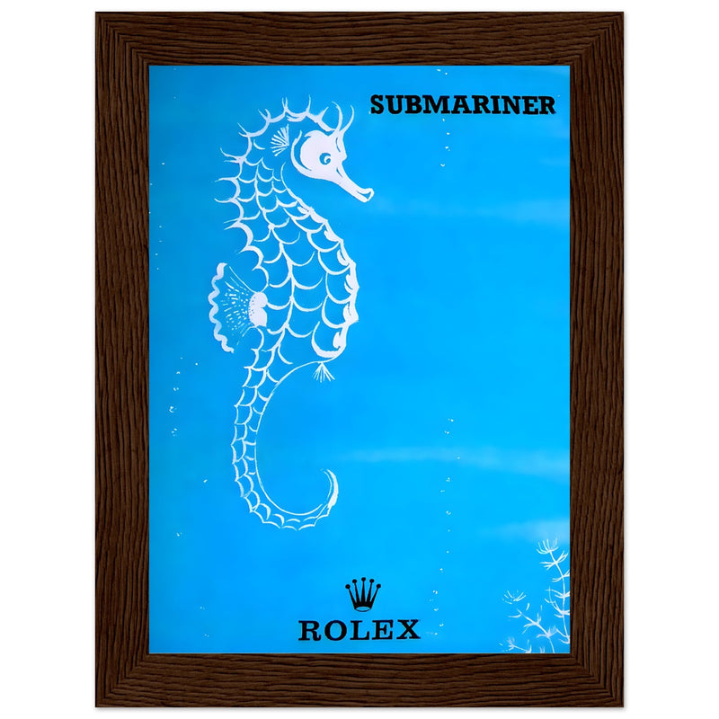 Rolex Submariner Vintage Ad Poster