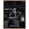 Marlboro Red Label Vintage Ad Poster