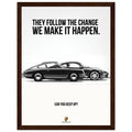 Porsche Can You Keep Up Vintage Poster Ad