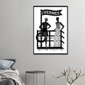 Hermes Flag Vintage Poster Ad