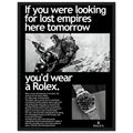 Rolex Submariner Vintage Poster Ad