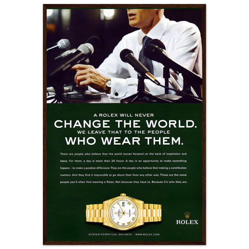 Rolex Day-Date Vintage Poster Ad