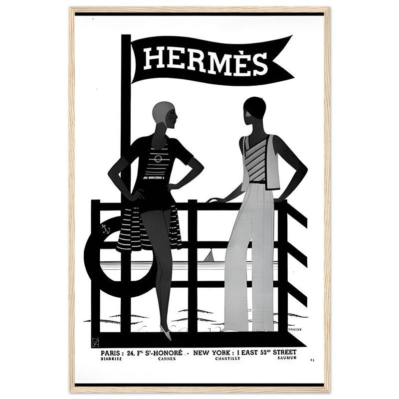 Hermes Flag Vintage Poster Ad