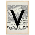 Louis Vuitton Nice, Paris Vintage Poster Ad