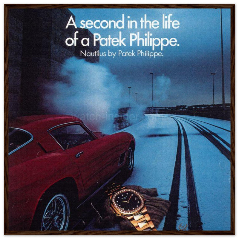 Patek Philippe A Second In the Life Vintage Poster Ad