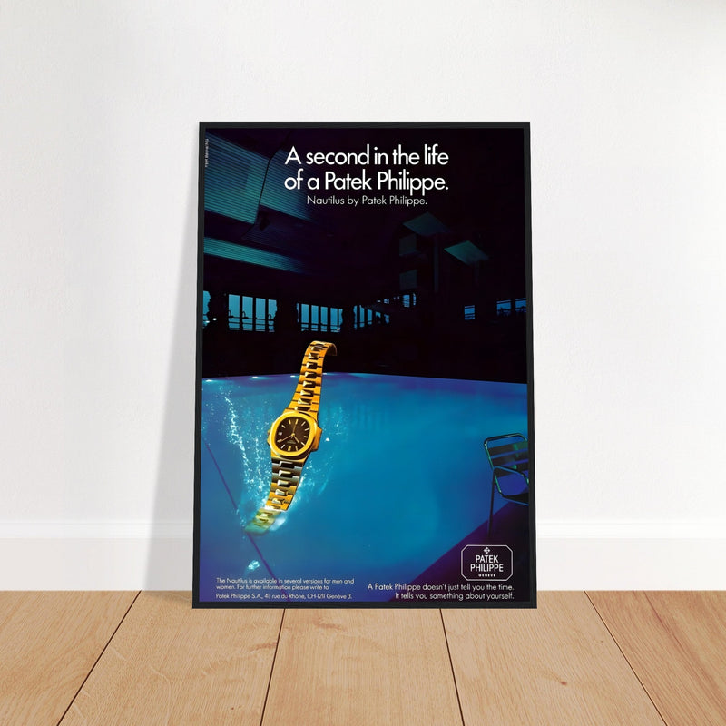 Patek Philippe A Second In the Life Vintage Poster