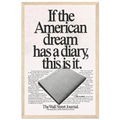Wall Street Journal Vintage Poster Ad - American Dream Diary