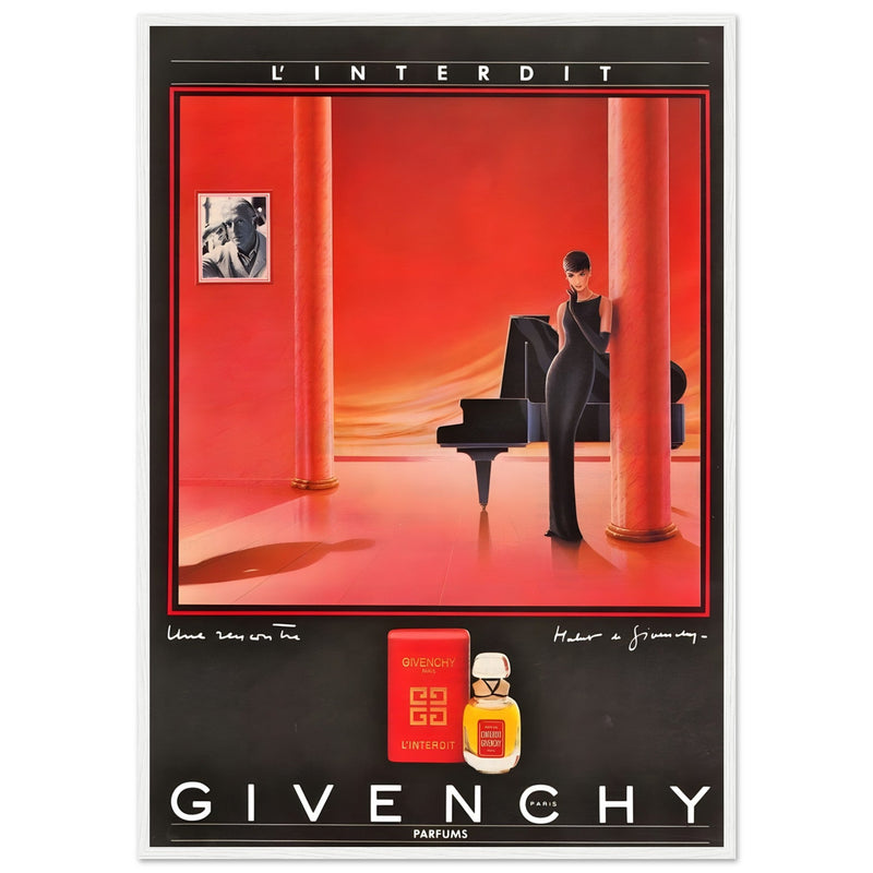 Givenchy Parfums Vintage Poster Ad