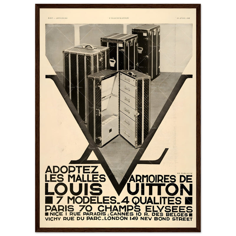 Louis Vuitton Paris Vintage Poster Ad