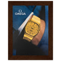 Omega Gold Vintage Poster Ad