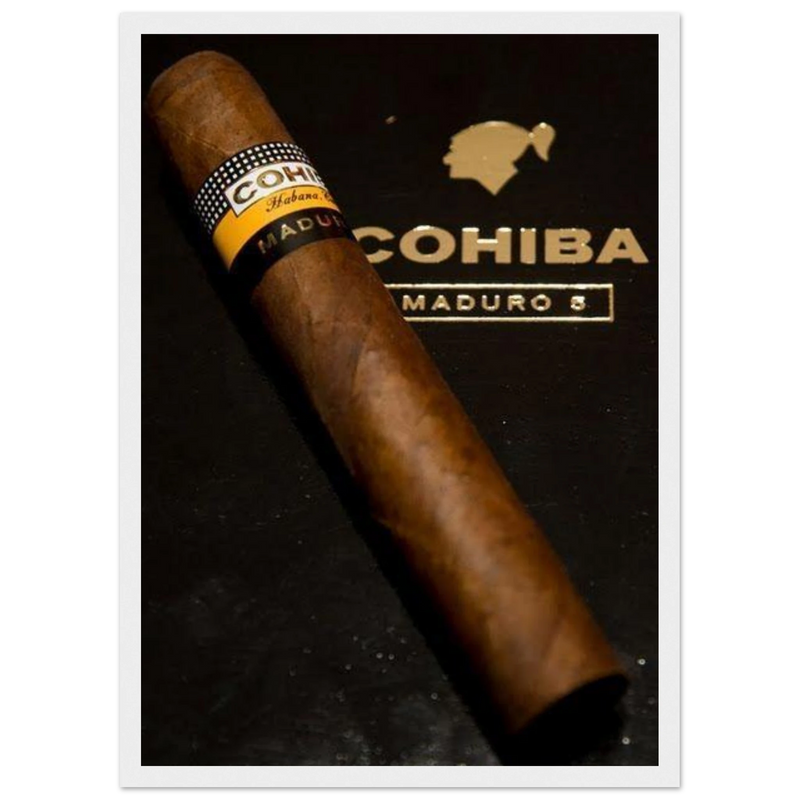 Cohiba Maduro 5 Vintage Cigar Poster