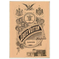 Louis Vuitton London Paris Vintage Poster Ad