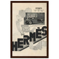 Hermes Fashion Vintage Poster Ad