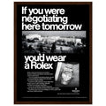 Rolex Datejust Geneva Vintage Poster Ad