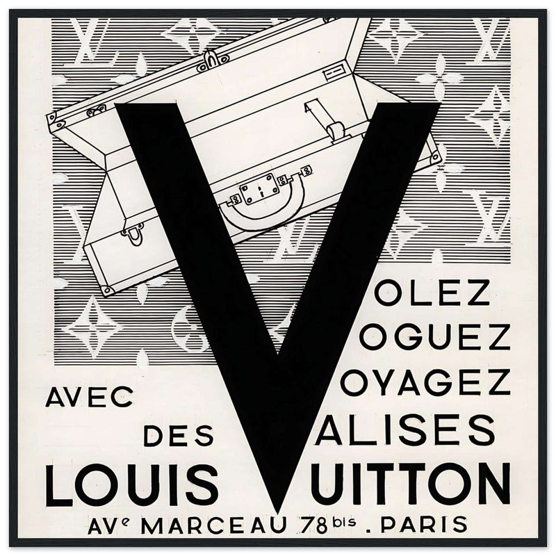 Louis Vuitton Nice, Paris Vintage Poster Ad