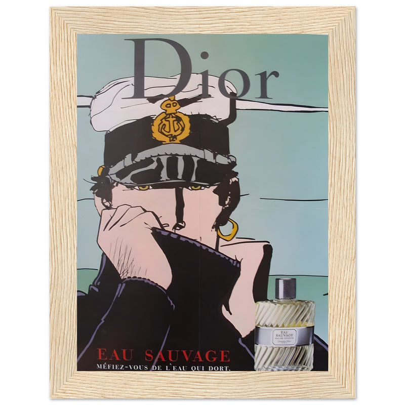 Dior Eau Sauvage Captain Vintage Poster