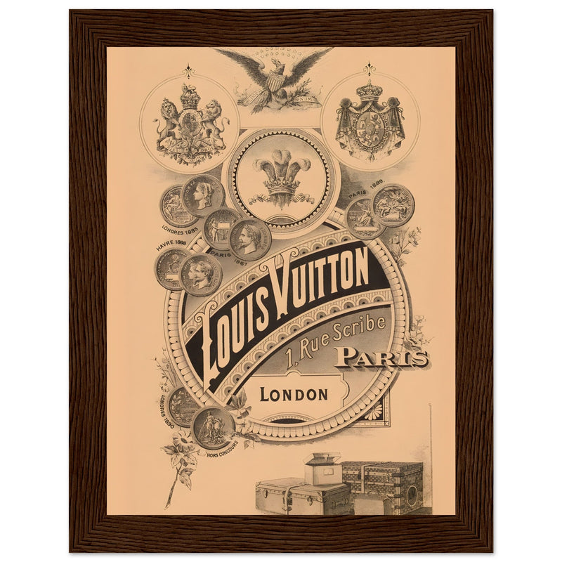 Louis Vuitton London Paris Vintage Poster Ad