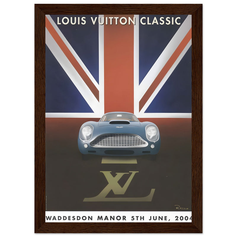 Louis Vuitton Classic Car Show Vintage Poster Ad
