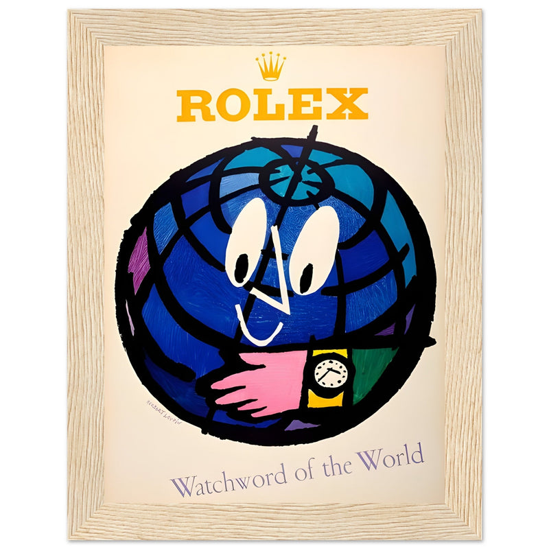 Rolex Watchword of the World Vintage Poster Ad