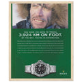 Rolex Explorer Vintage Poster Ad