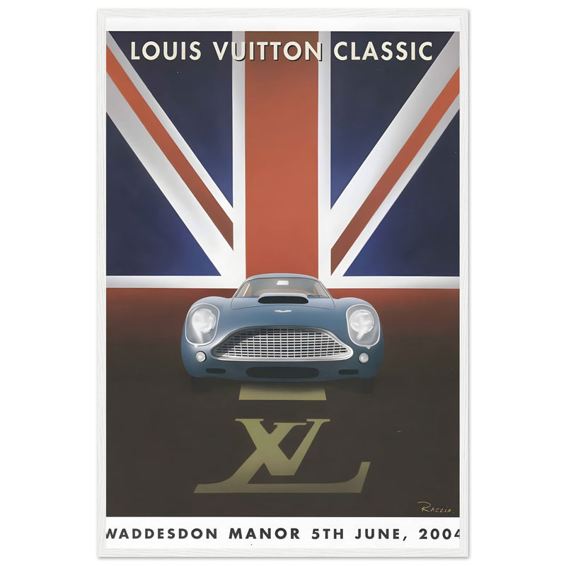 Louis Vuitton Classic Car Show Vintage Poster Ad