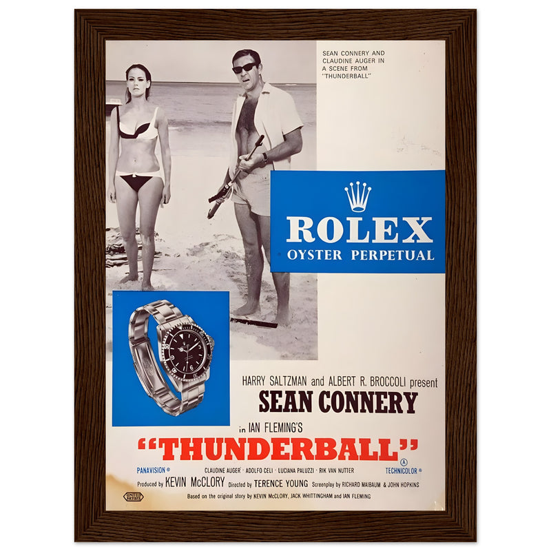 Rolex Sean Connery Vintage Poster Ad