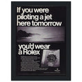 Rolex Jet Pilot Vintage Poster Ad