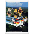 Rolex GMT Master Vintage Poster Ad